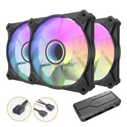 DARKFLASH INFINITY 3 in 1 CASIN FANS BLACK