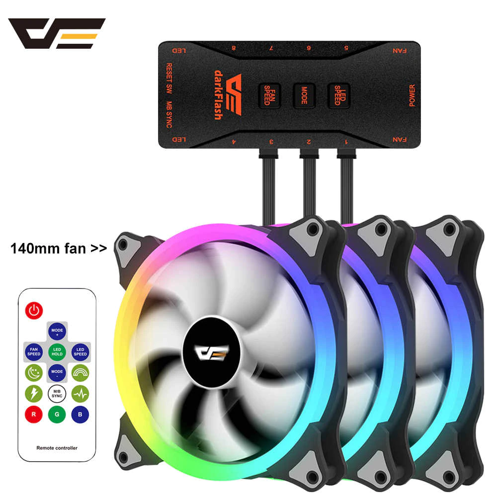 DARKFLASH CS140 3 in 1 CASIN FANS