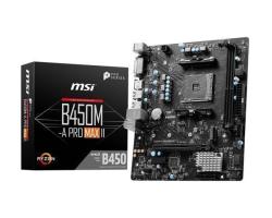 MOTHERBOARD - MSI B450M-A PRO MAX II - 3Y