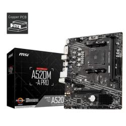 MOTHERBOARD - MSI A520M-A PRO - 3Y