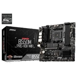MOTHERBOARD - MSI B550M PRO-VDH Wifi - 3Y
