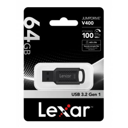 64GB LEXAR V400 USB FLASH DRIVE / 3Y