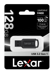 128GB LEXAR V400 USB FLASH DRIVE / 3Y